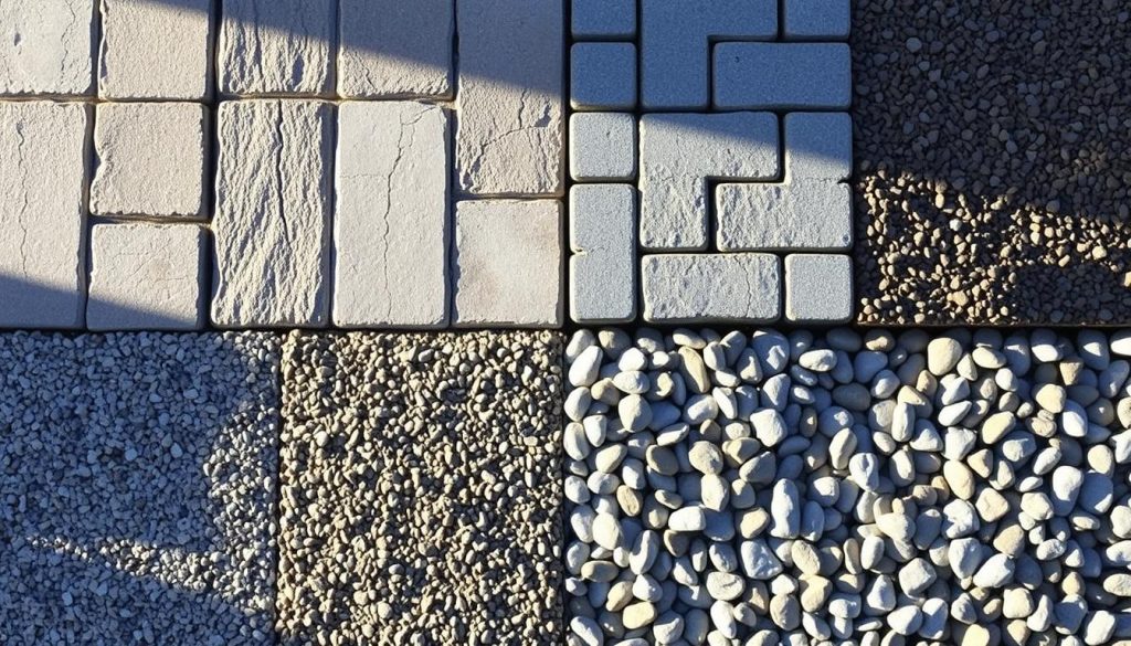key hardscape materials comparison