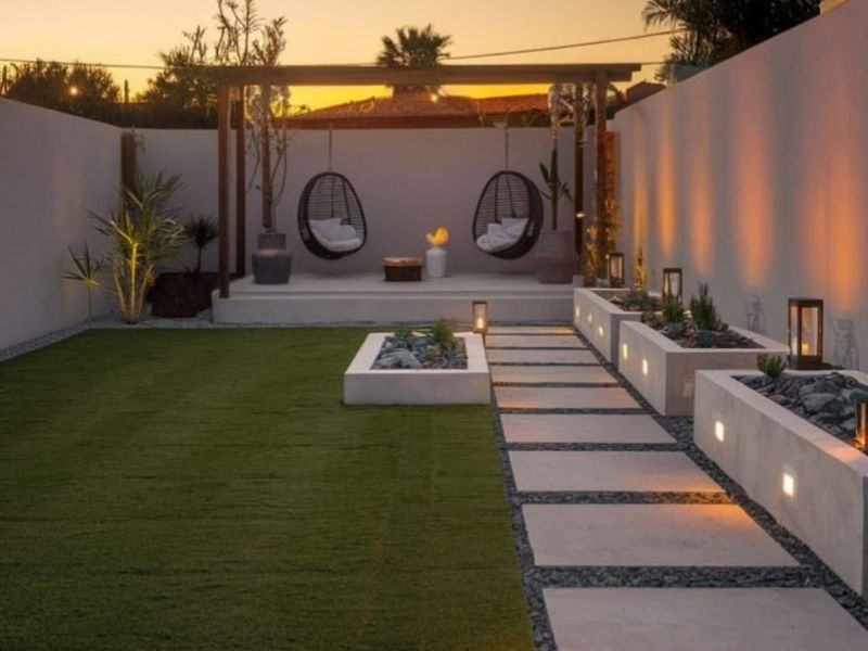 Low-Maintenance Landscaping for Concrete Patios