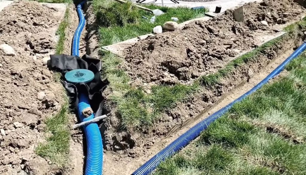 Downpipe to Underground Drainage Pipe