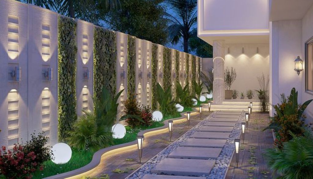 Modern Garden Wall Design Ideas