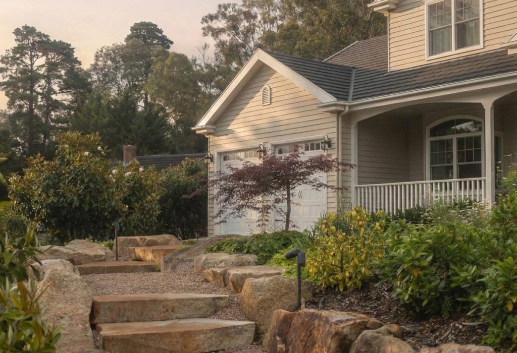 English cottage-style planting design for a Canterbury heritage home